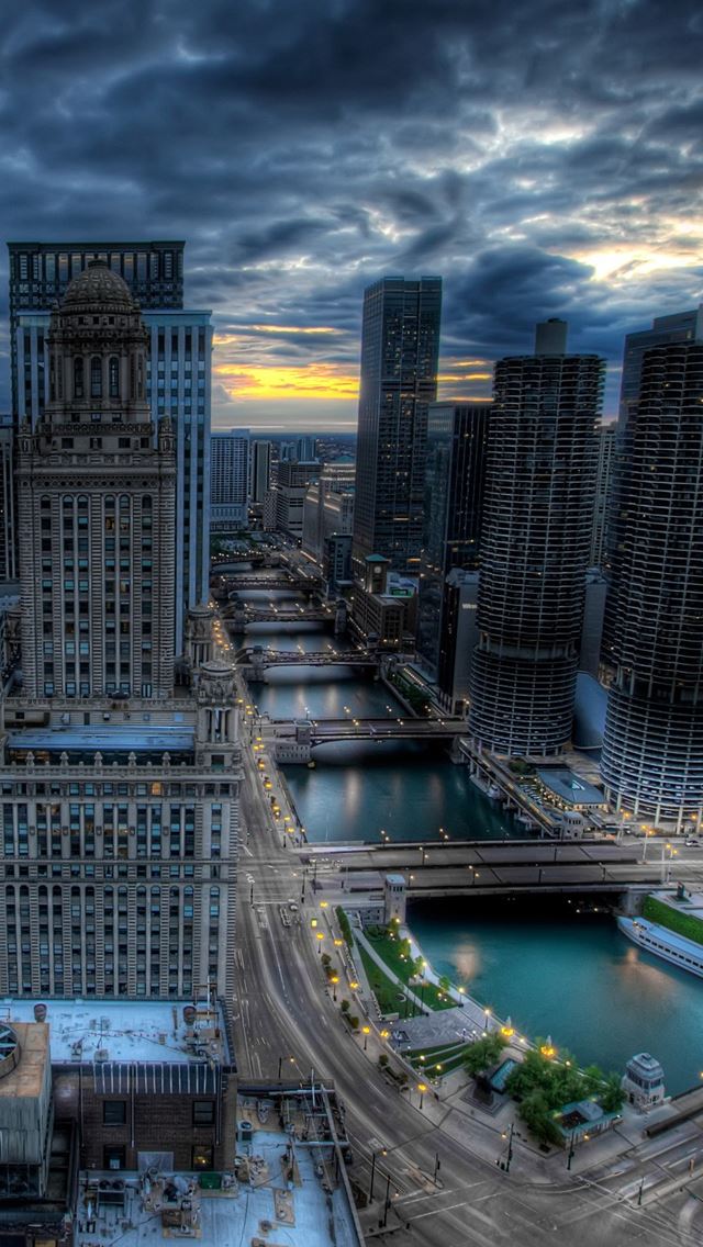 640x1136 Chicago city illinois - illinois iPhone Wallpaper