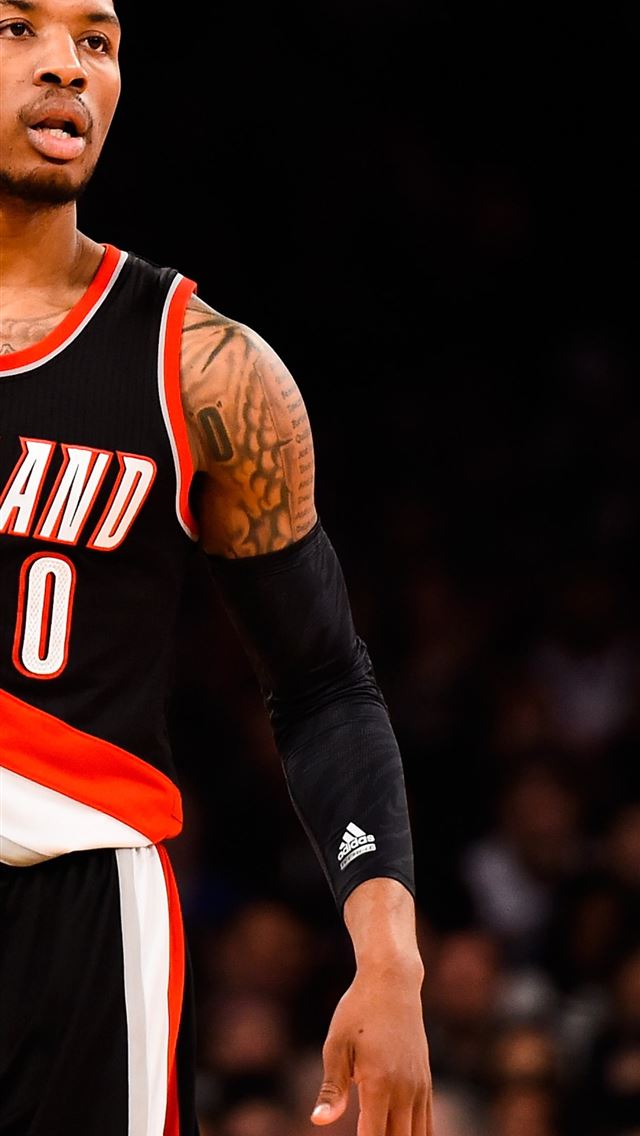 640x1136 damian lillard basketball nba Samsung Galaxy Note ... - damian lillard iPhone Wallpaper