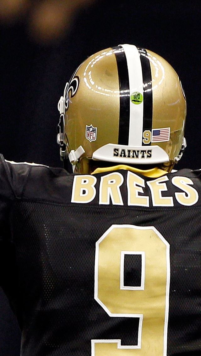 640x1136 NEW ORLEANS SAINTS Nfl Football G Desktop Backgrou... - drew brees iPhone Wallpaper