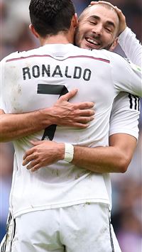 Karim Benzema Real Madrid back French striker wallpaper