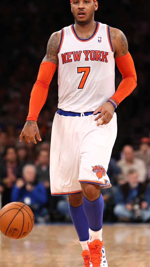 640x1136 Carmelo Anthony Hd posted by Christopher Sellers - basketball celebrity iPhone Wallpaper