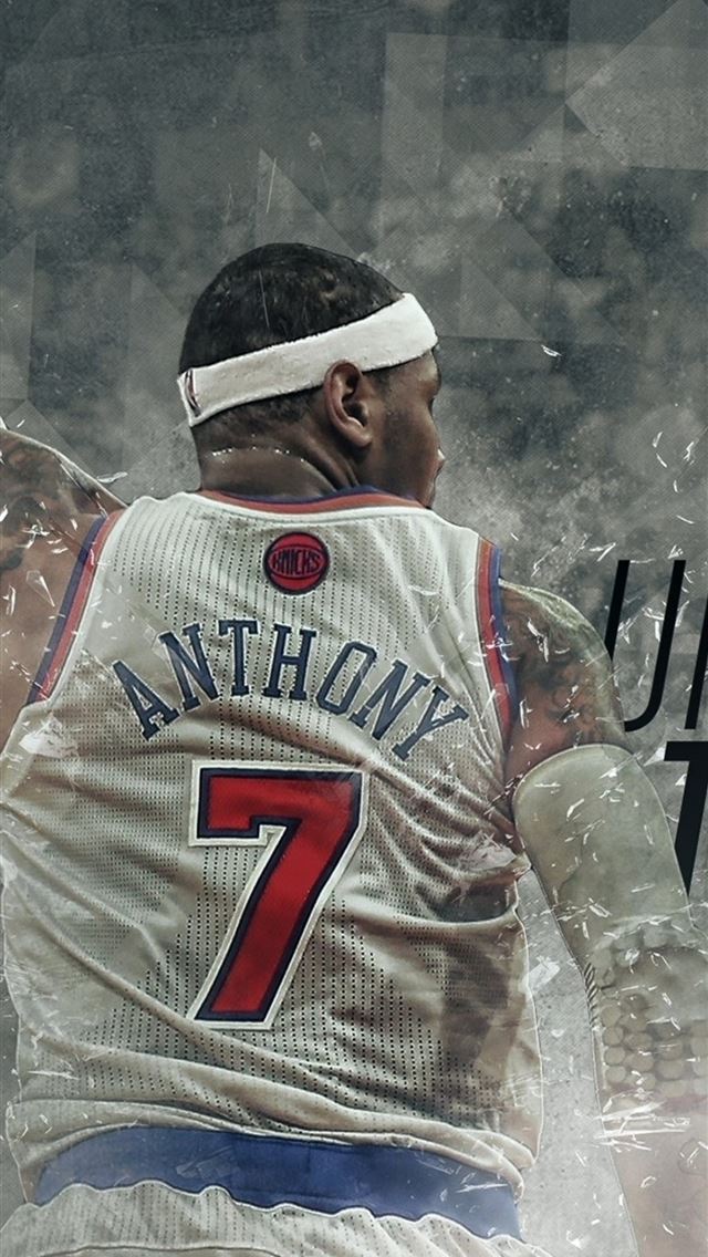 640x1136 Carmelo Anthony New York Knicks Basketball - basketball celebrity iPhone Wallpaper