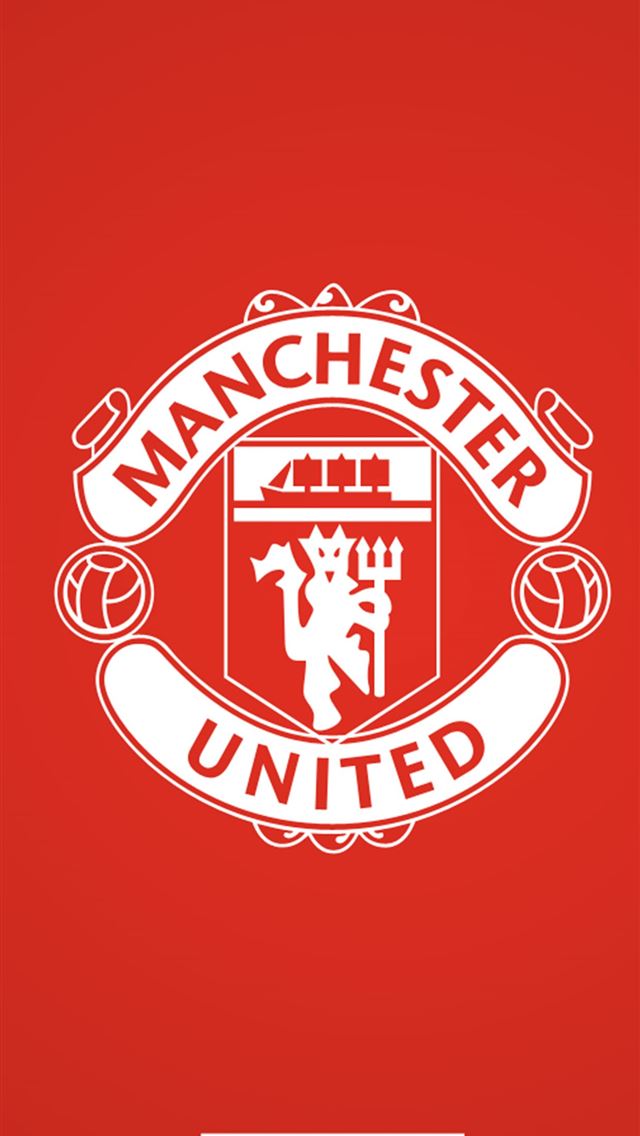 640x1136 Manchester United FC Logo Red Background Free 4K U... - india iPhone Wallpaper
