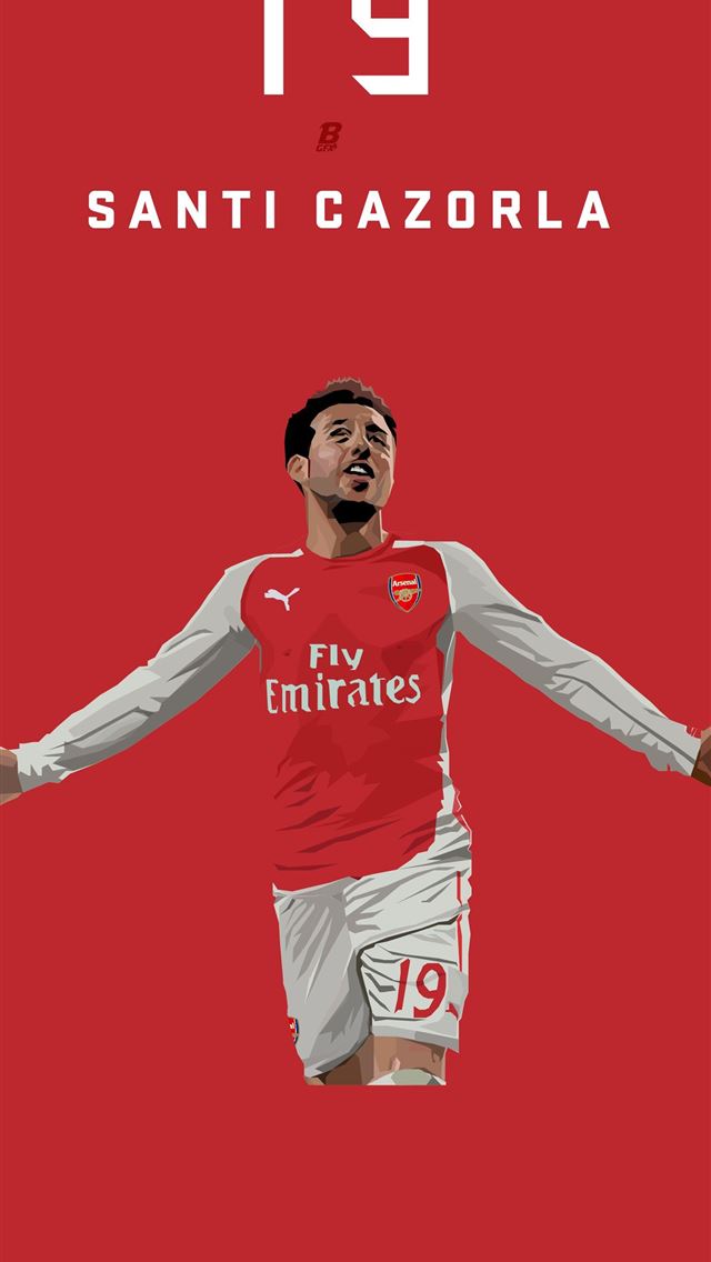 640x1136 Santi Cazorla 3 arsenal - chile iPhone Wallpaper