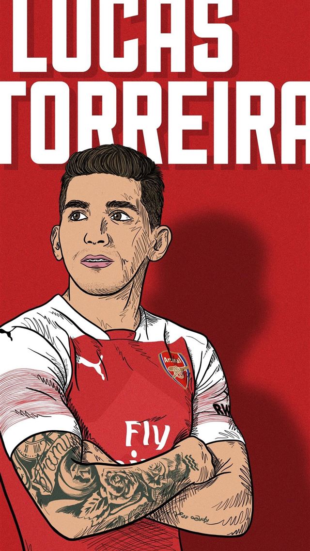 Arsenal Cartoon iPhone wallpaper 