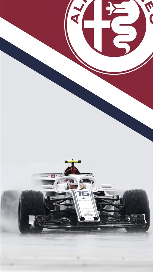 640x1136 Sauber Charles Leclerc in the Rain mobile formula1 - lewis hamilton iPhone Wallpaper