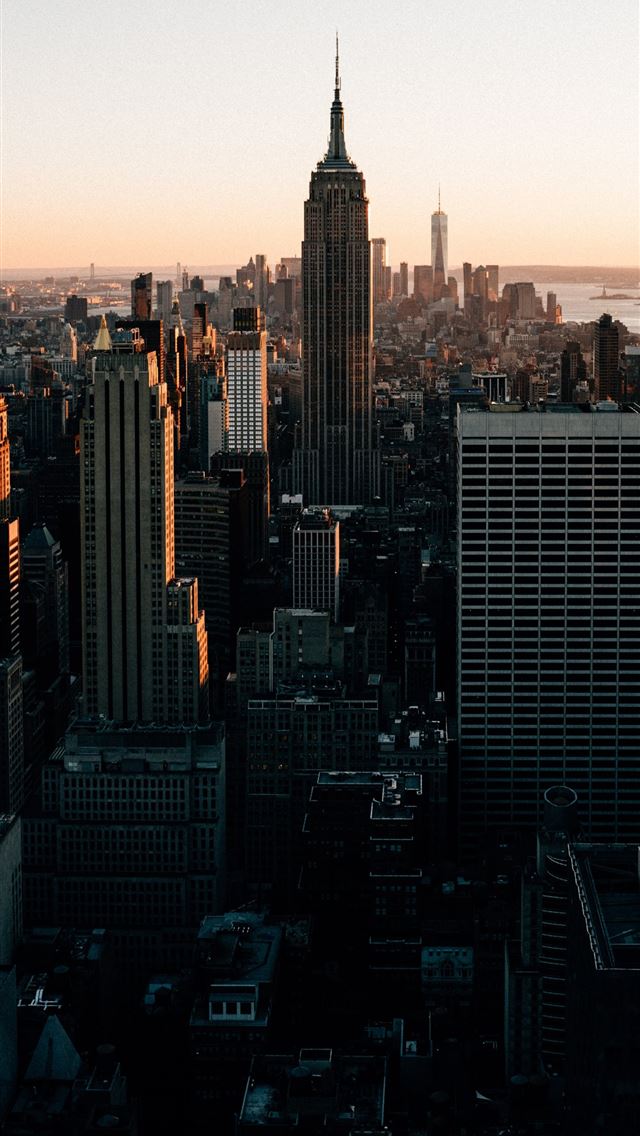 640x1136 aerial view of buildings - scenery iPhone Wallpaper