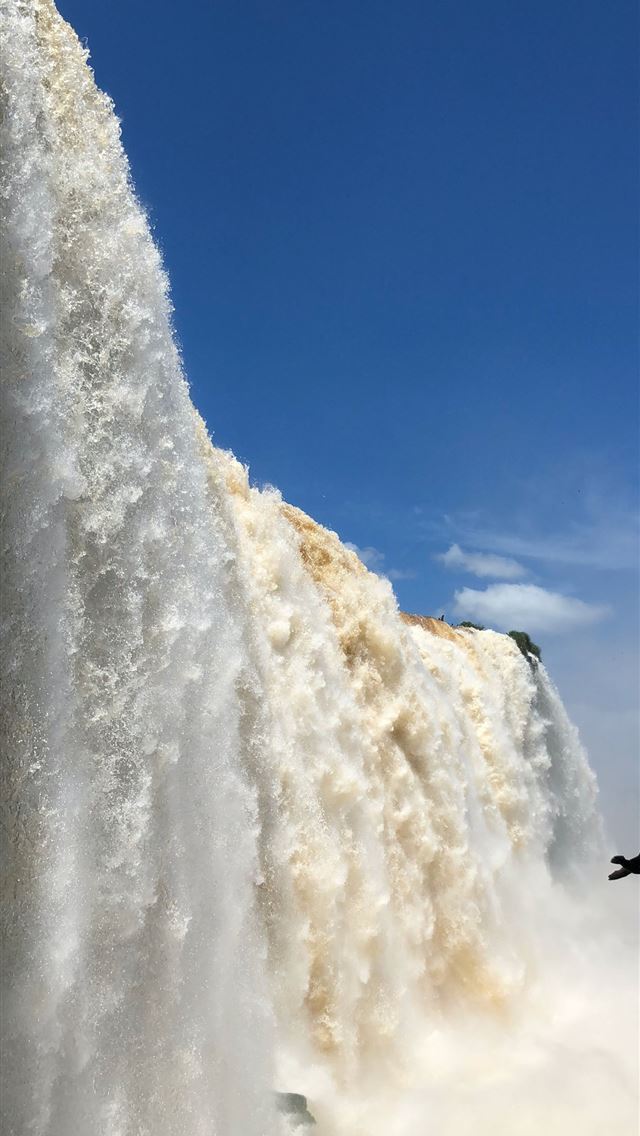 640x1136 waterfall during daytime - brasil iPhone Wallpaper
