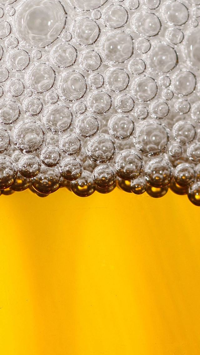 640x1136 The Beer - bubble iPhone Wallpaper