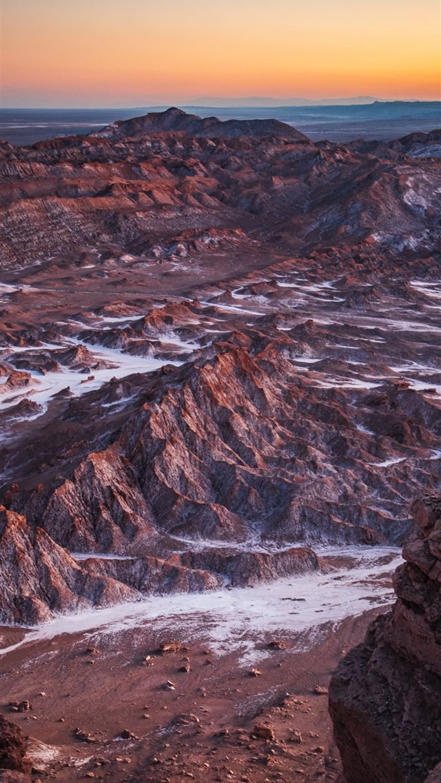 640x1136 aerial photography of canyon - desert iPhone Wallpaper