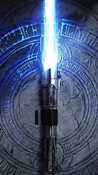 rey light saber wallpaper
