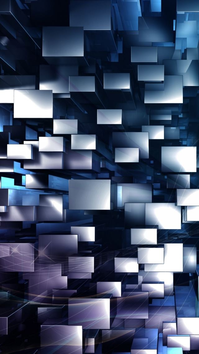 640x1136 3D Geometric Background - geometric iPhone Wallpaper