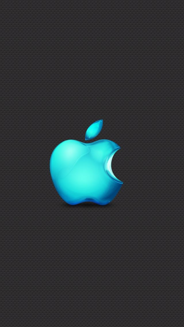 640x1136 Apple Seablue Color - clean iPhone Wallpaper