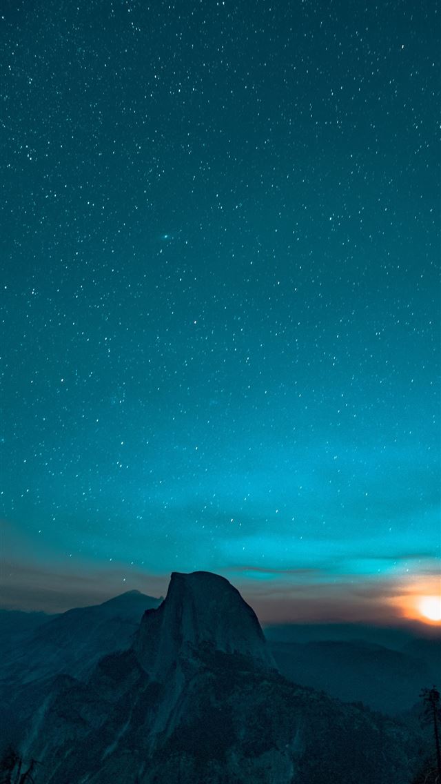 gray mountain in landscape photography iPhone wallpaper 