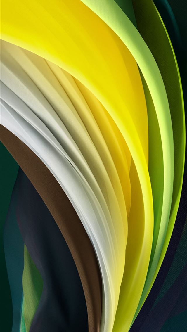 iphone se 2020 stock wallpaper Silk Green Light iPhone wallpaper 