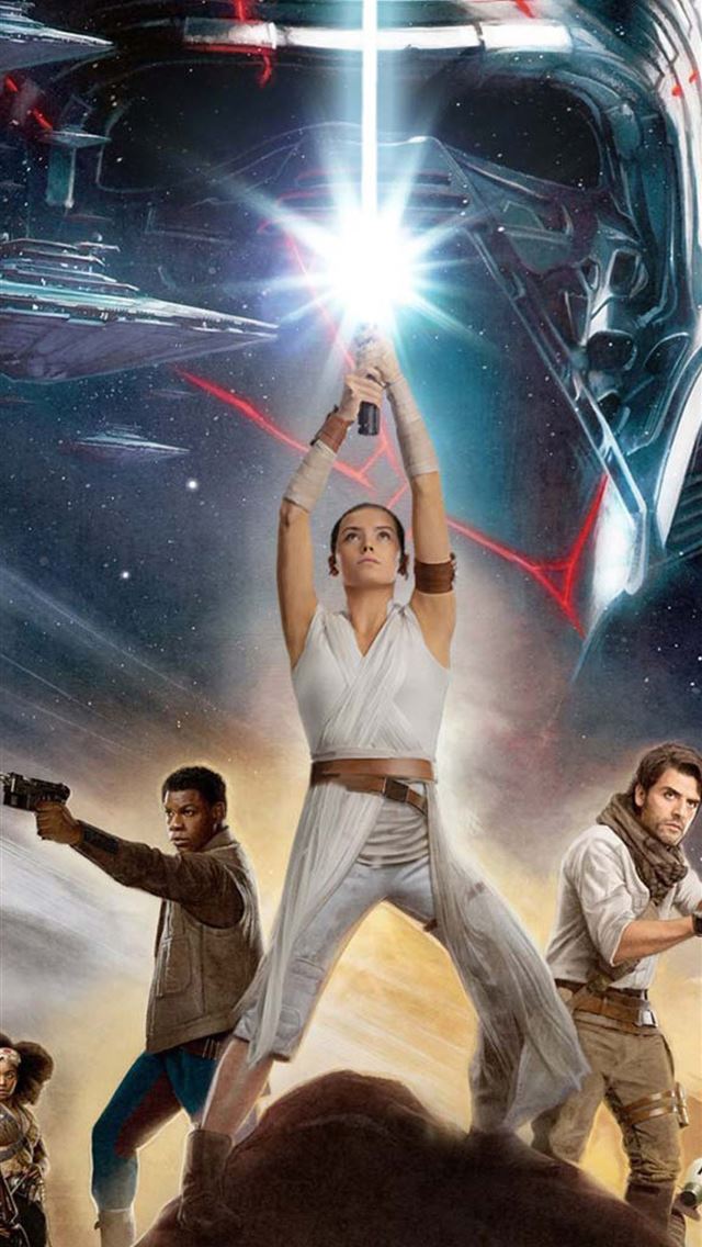 star wars the rise of sky walker movie iPhone wallpaper 