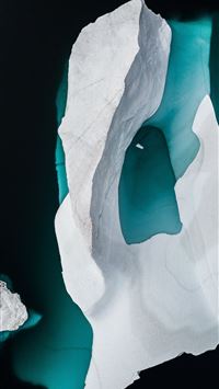 Iceberg drone photo wallpaper