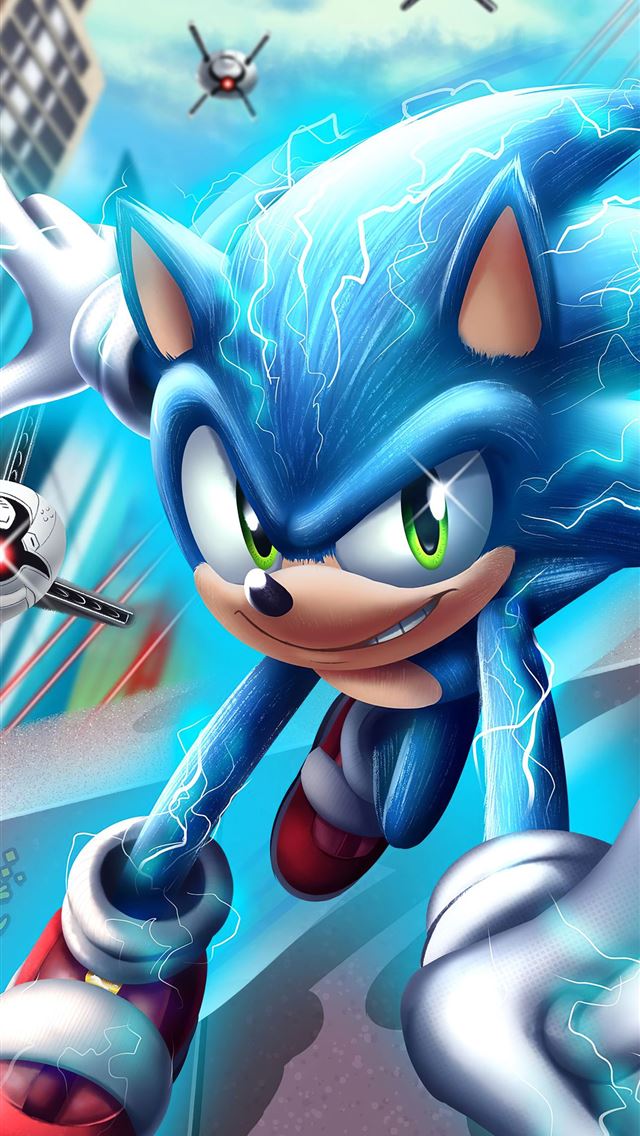640x1136 sonic the hedgehog 4k 2020 - deviantart iPhone Wallpaper