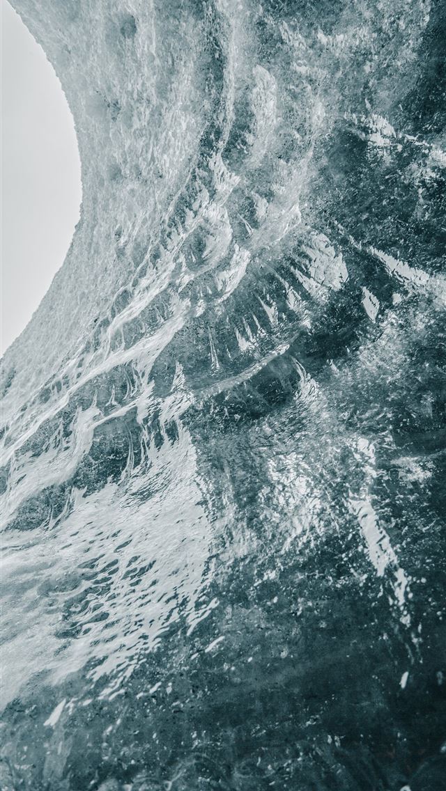 640x1136 white and black abstract painting - iceland iPhone Wallpaper