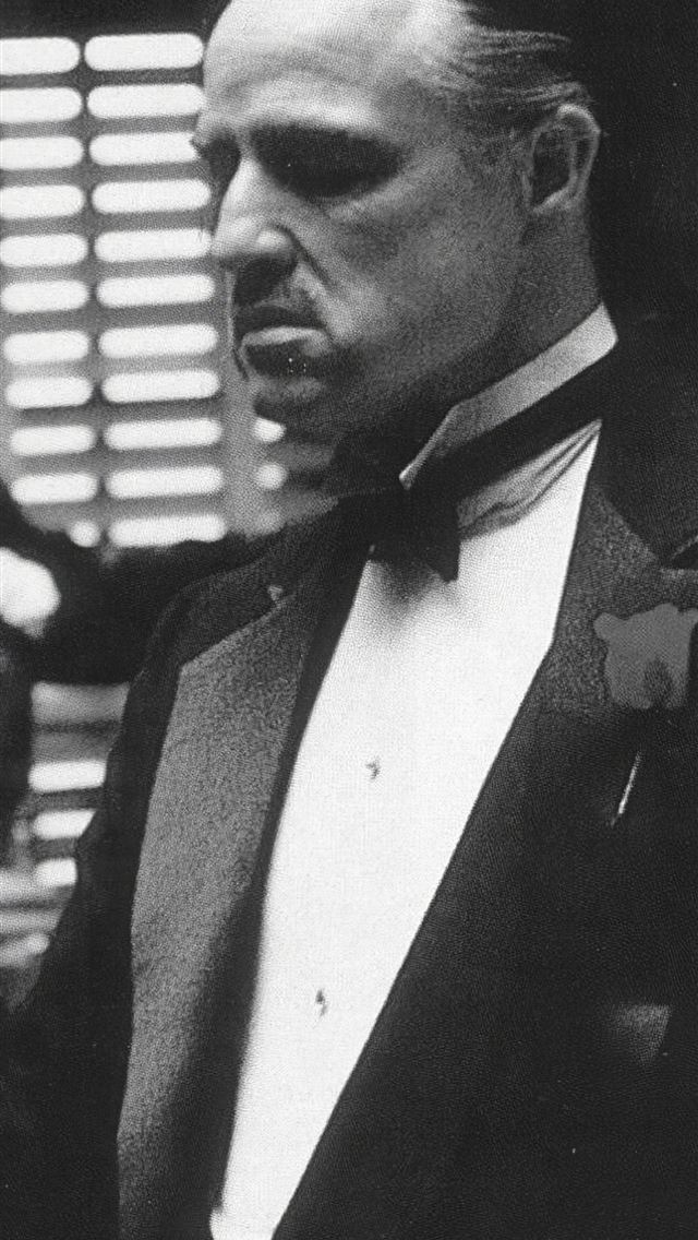 640x1136 vito corleone the godfather 4k - monochrome iPhone Wallpaper