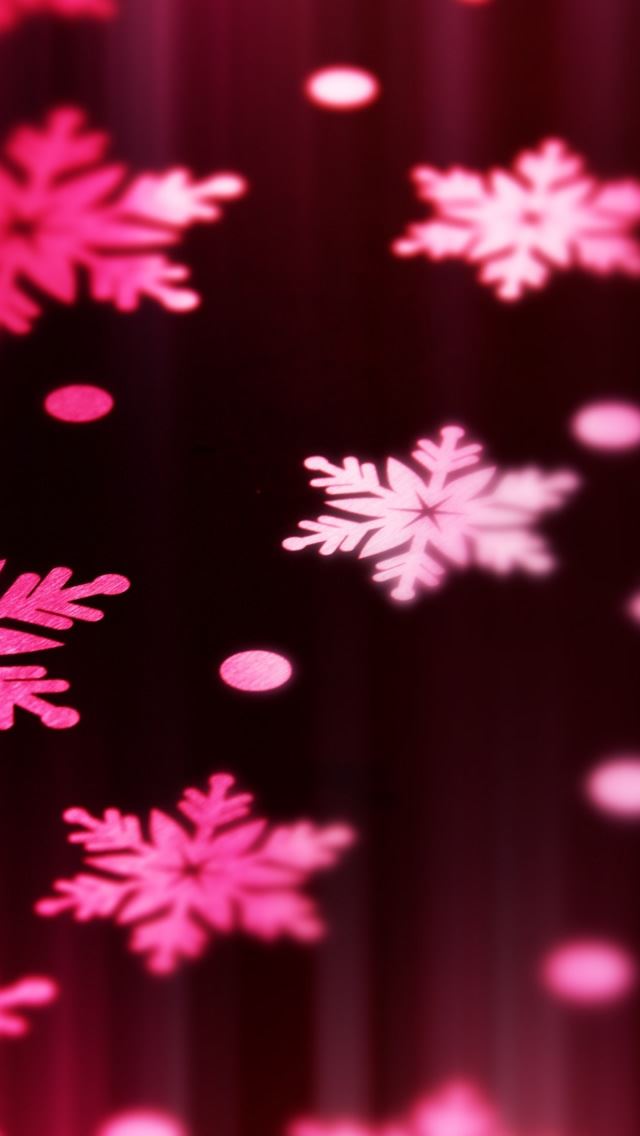 640x1136 Violet Stars - snowflake iPhone Wallpaper