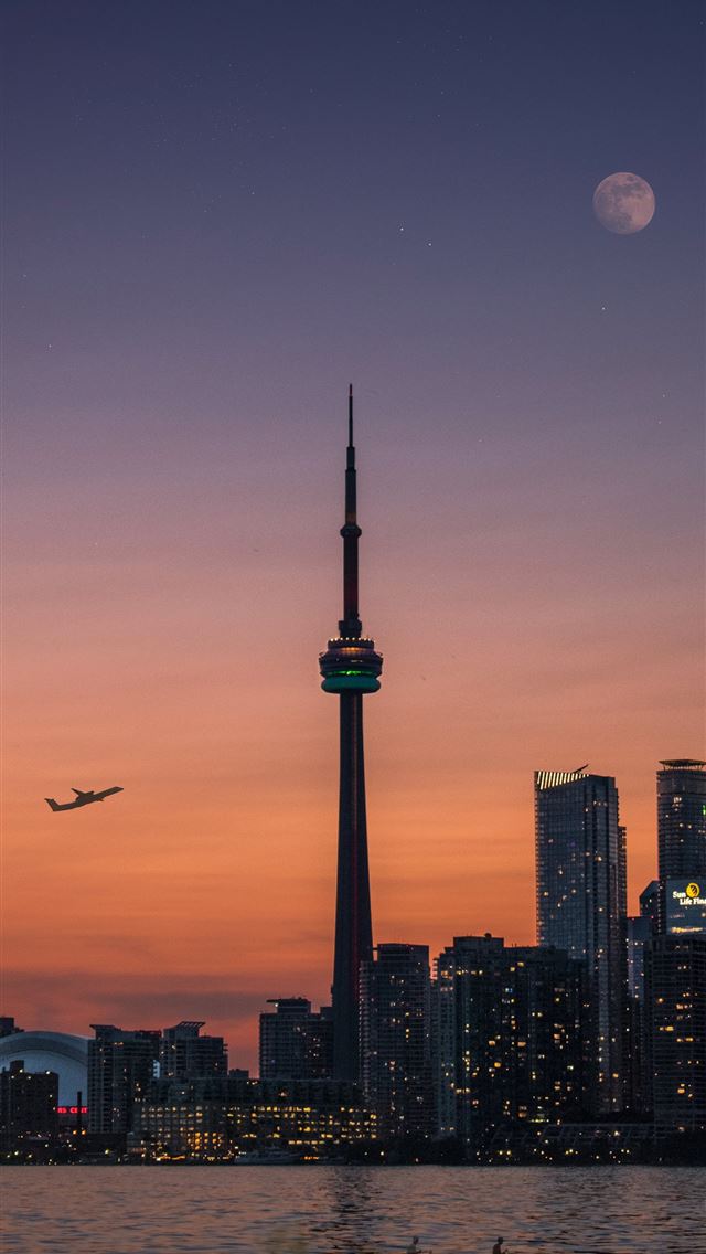 640x1136 needle tower - canada iPhone Wallpaper