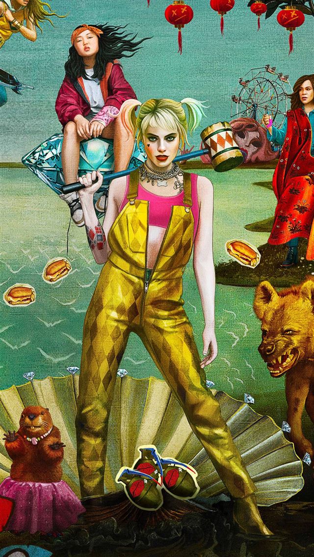 640x1136 harley quinn birds of prey - birds of prey iPhone Wallpaper