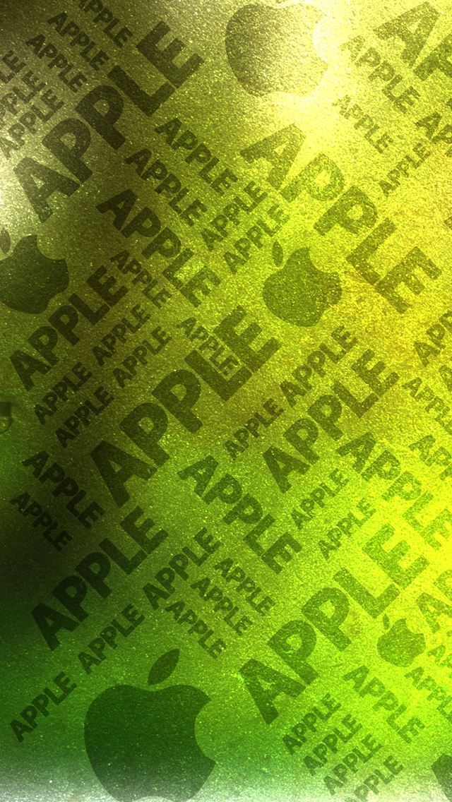 640x1136 Green Apple Background - Apple iPhone Wallpaper