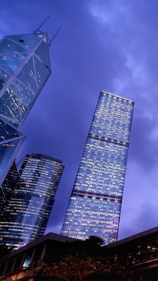 640x1136 Steel and Glass - building iPhone Wallpaper