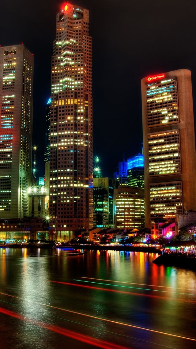 640x1136 Singapore Night - singapore iPhone Wallpaper