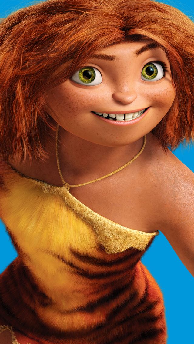 640x1136 The croods - girl iPhone Wallpaper