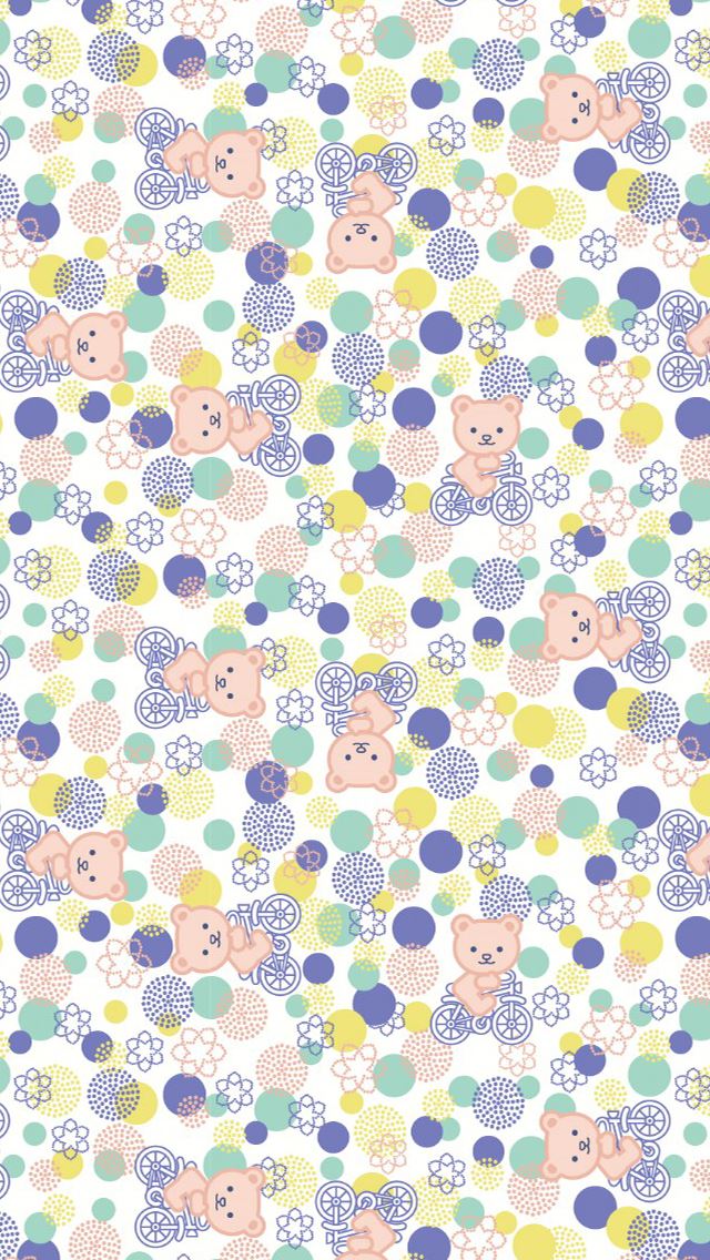 640x1136 Winnie the pattern cloth -  iPhone Wallpaper