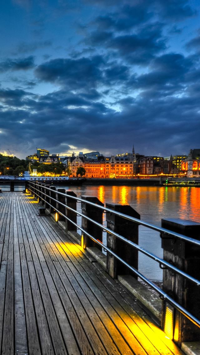 640x1136 Thames Pier - pier iPhone Wallpaper