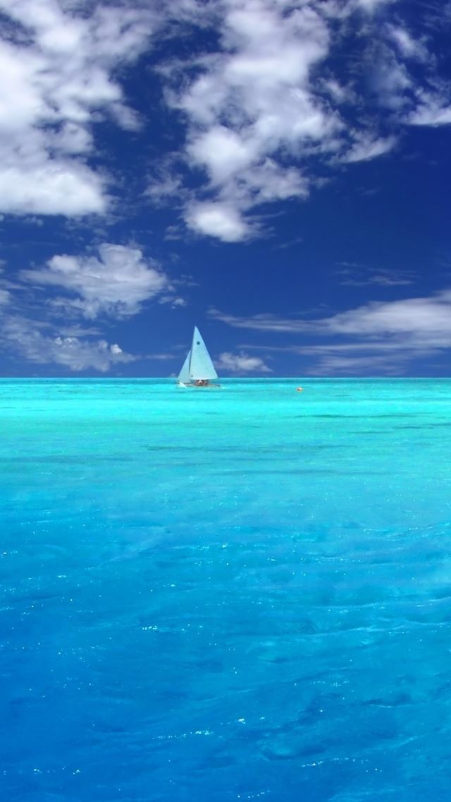 640x1136 Blue Paradise - paradise iPhone Wallpaper