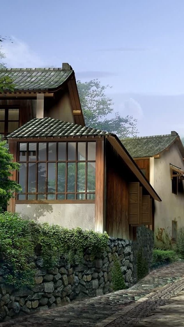 640x1136 Small Road - stone iPhone Wallpaper
