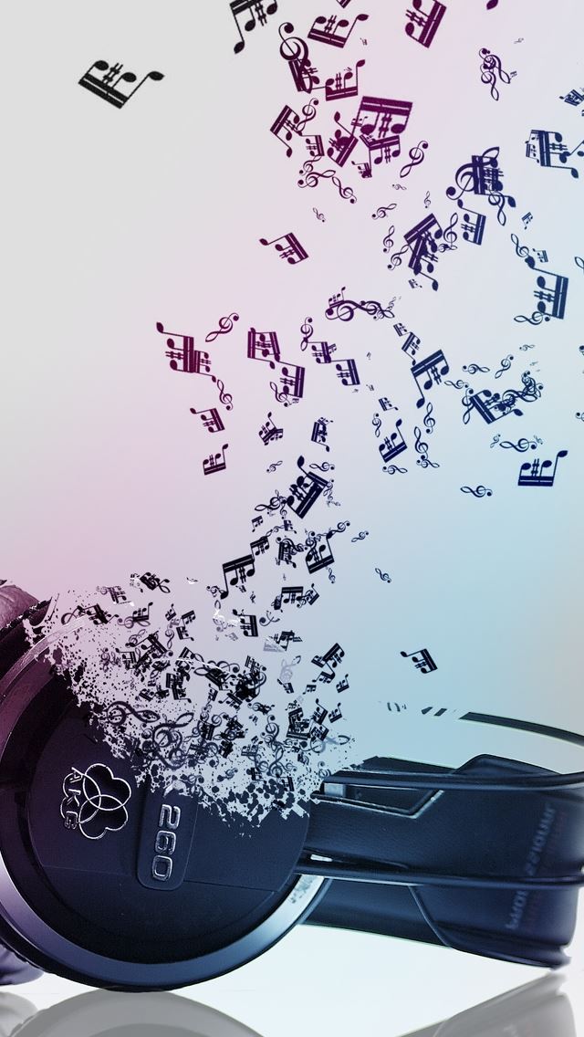 640x1136 Music - headset iPhone Wallpaper