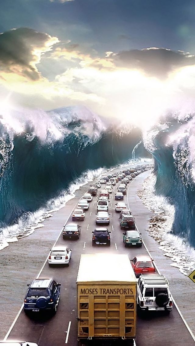 640x1136 Surreal Art - road iPhone Wallpaper