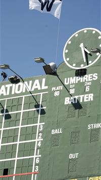 The Old Scoreboard Flying the W Flag wallpaper