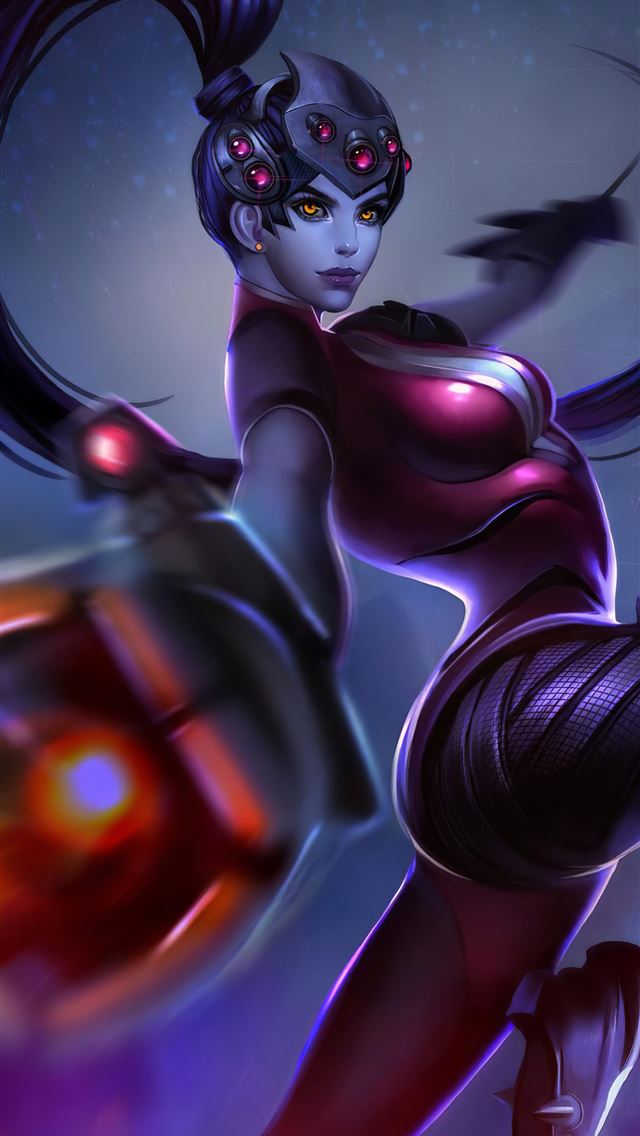 640x1136 widowmaker overwatch art 4k - overwatch iPhone Wallpaper