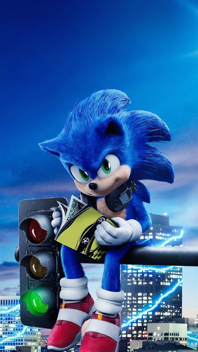 sonic the hedgehog 4k 2020 movie iPhone wallpaper 