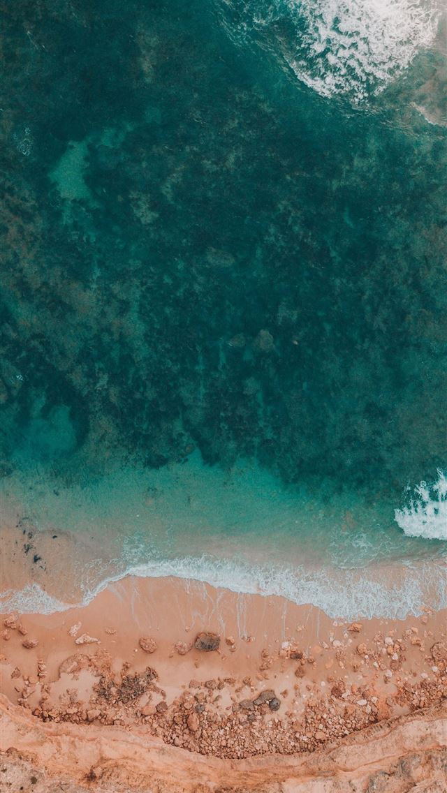 640x1136 aerial photography of shore - australia iPhone Wallpaper