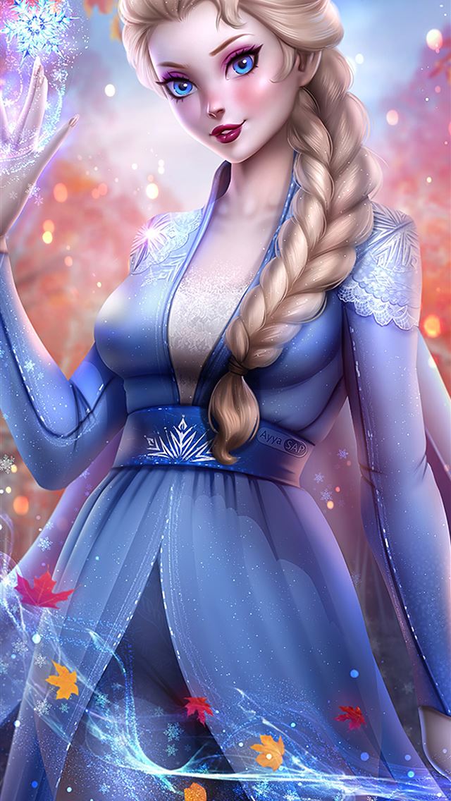 640x1136 elsa queen frozen - artist iPhone Wallpaper