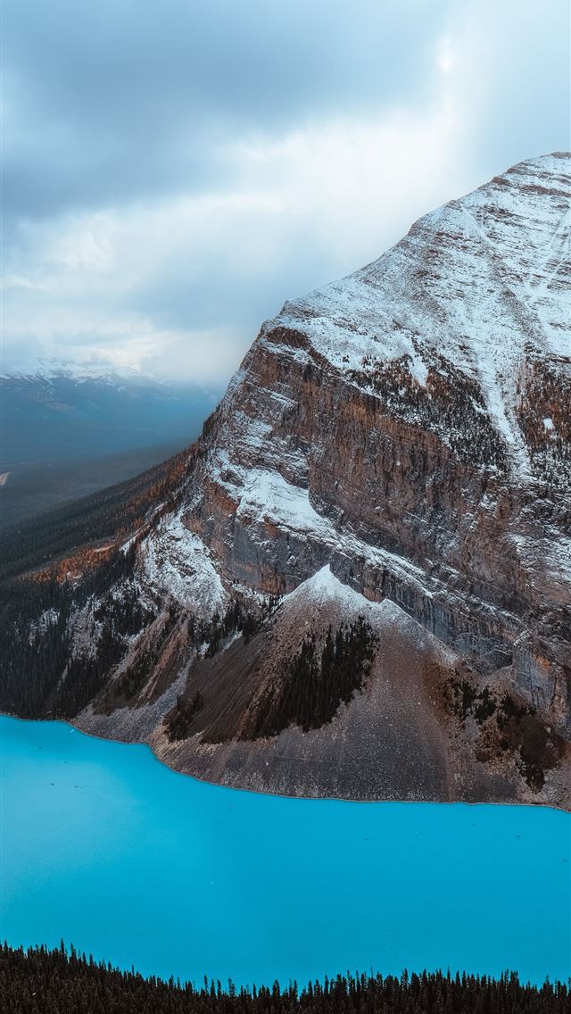 640x1136 brown and white cliff - canada iPhone Wallpaper