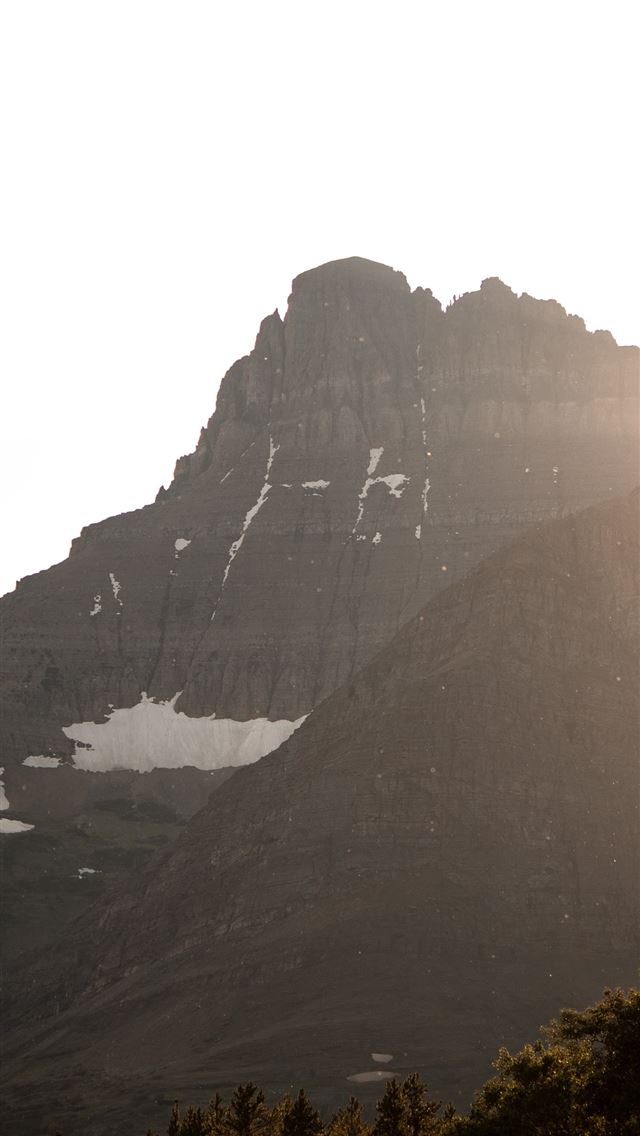 640x1136 photography of mountain range during daytime - mountain iPhone Wallpaper
