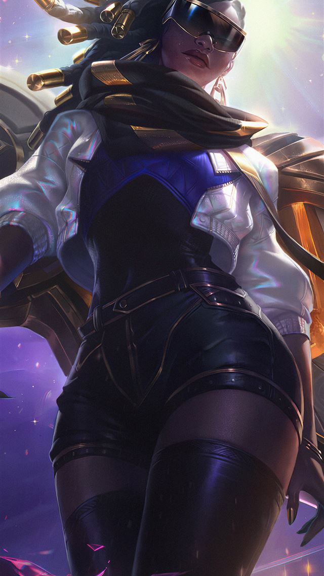 640x1136 prestige true damage senna league of legends 4k - artwork iPhone Wallpaper