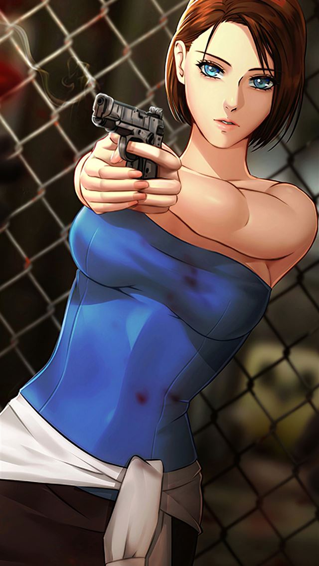 640x1136 jill valentine residentevil 3 - resident evil iPhone Wallpaper