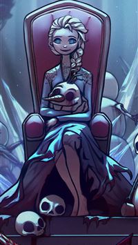 frozen elsa olaf anna 4k wallpaper