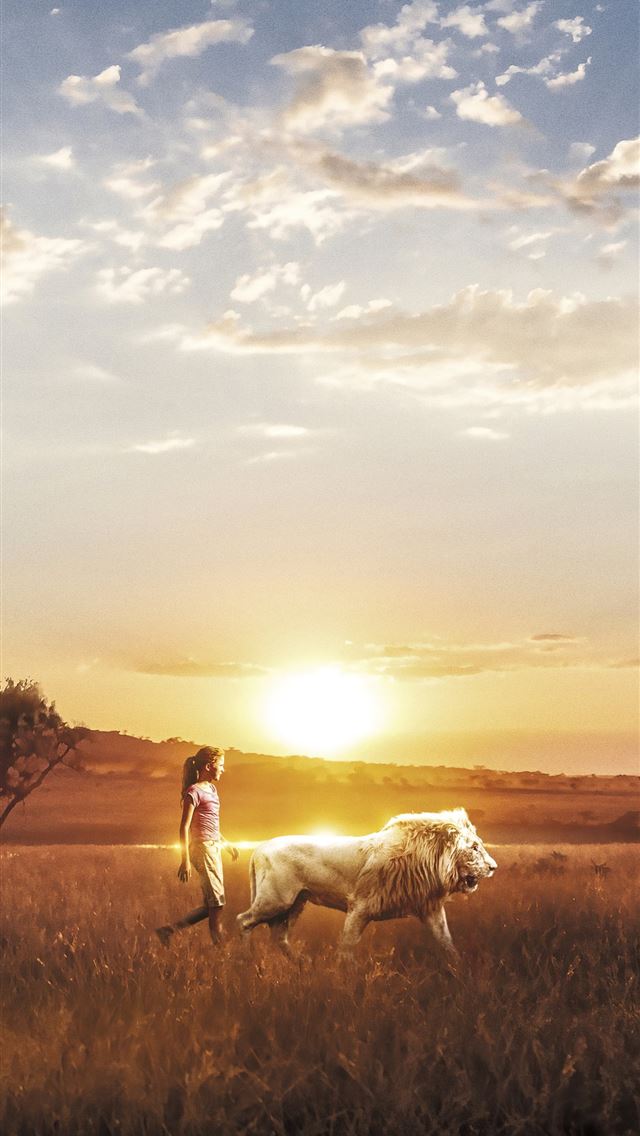 640x1136 mia and the white lion - lion iPhone Wallpaper