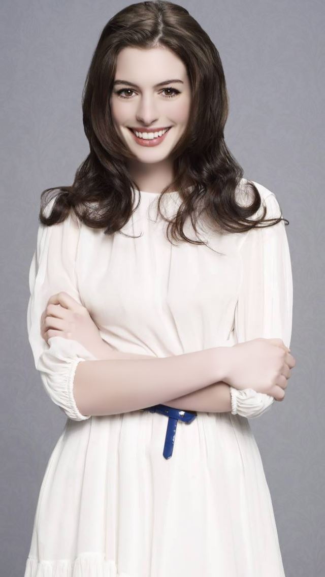 640x1136 Cute Anne Hathaway - anne hathaway iPhone Wallpaper