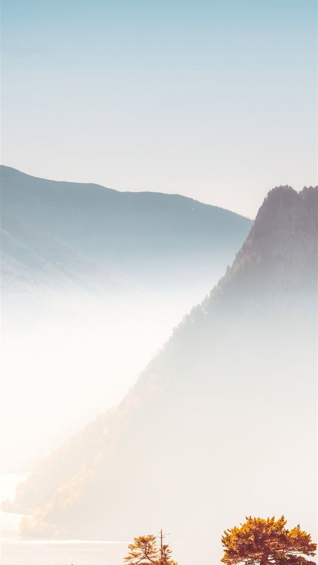 Foggy Mountains Iphone Wallpapers Free Download